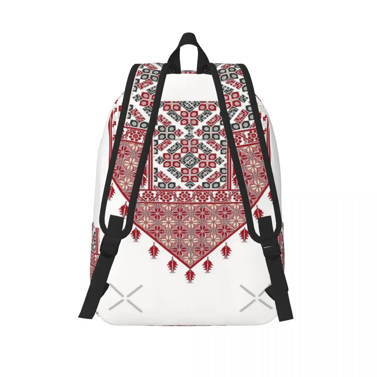 Palestinian Embroidery Tatreez Cross Stitch Art Design Arabic Simple and stylish backpack Canvas backpack Female bags