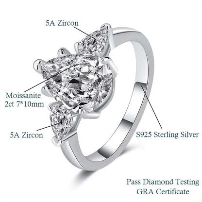 Royal Sovereign 2 Carat Moissanite Majesty Ring