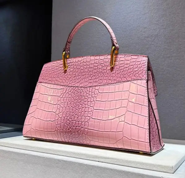 Crocodile Pattern Leather Women's Handbags Luxury
