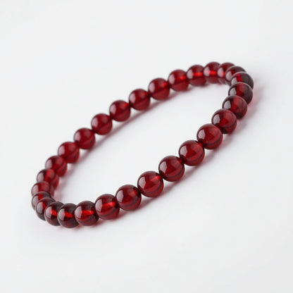 Natural Red Pomegranate Stone