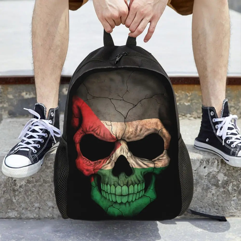 Custom Palestinians Keffiyeh Pattern Backpacks for Women Men Water Resistant