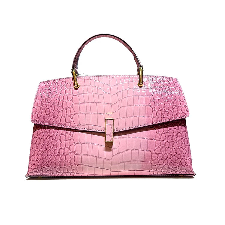 Crocodile Pattern Leather Women's Handbags Luxury