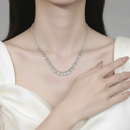 Eternal Glow 4.5CT Full Moissanite Necklace