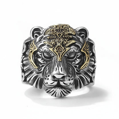 Silver Tiger Crown 925 Silver