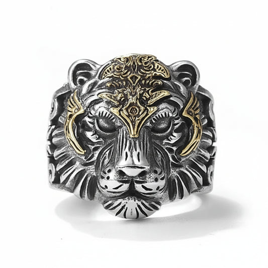 Silver Tiger Crown 925 Silver