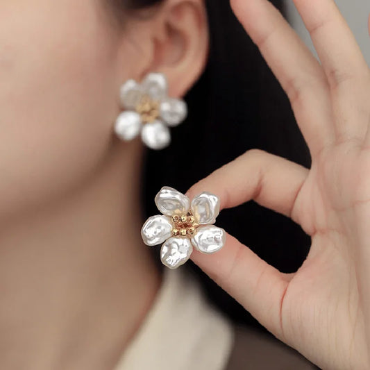 Pearl Blossom Earrings