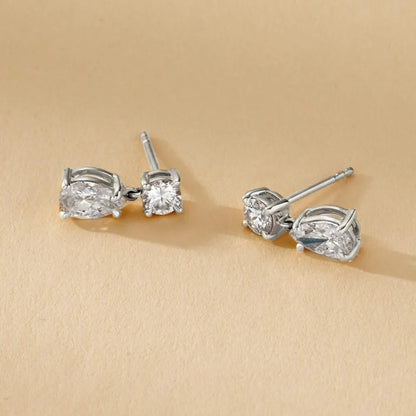 Celesti 19-Carat Moissanite Waterdrop Earrings