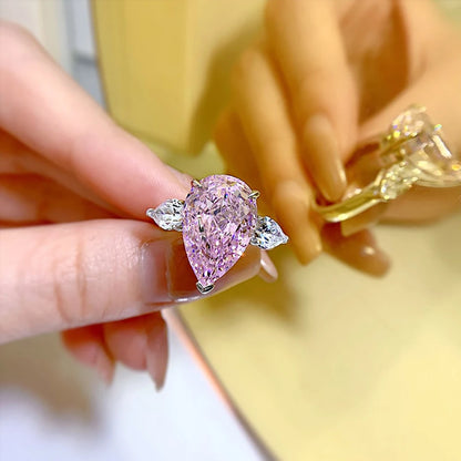 Elegant Moissanite Round-Cut Ring – Sterling Silver Band, Timeless Women’s Jewelry