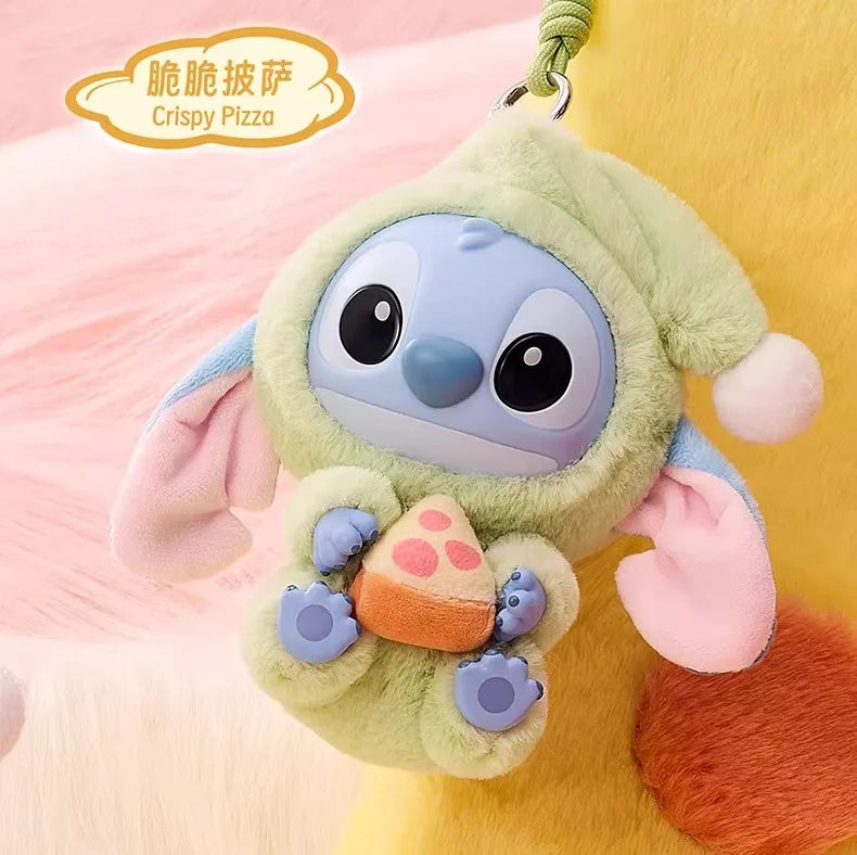 New Miniso Disney Stitch Eat, Sleep Series Vinyl Blind Box Pendant Cute Doll Mystery Box Toy Plush Doll Holiday Gift