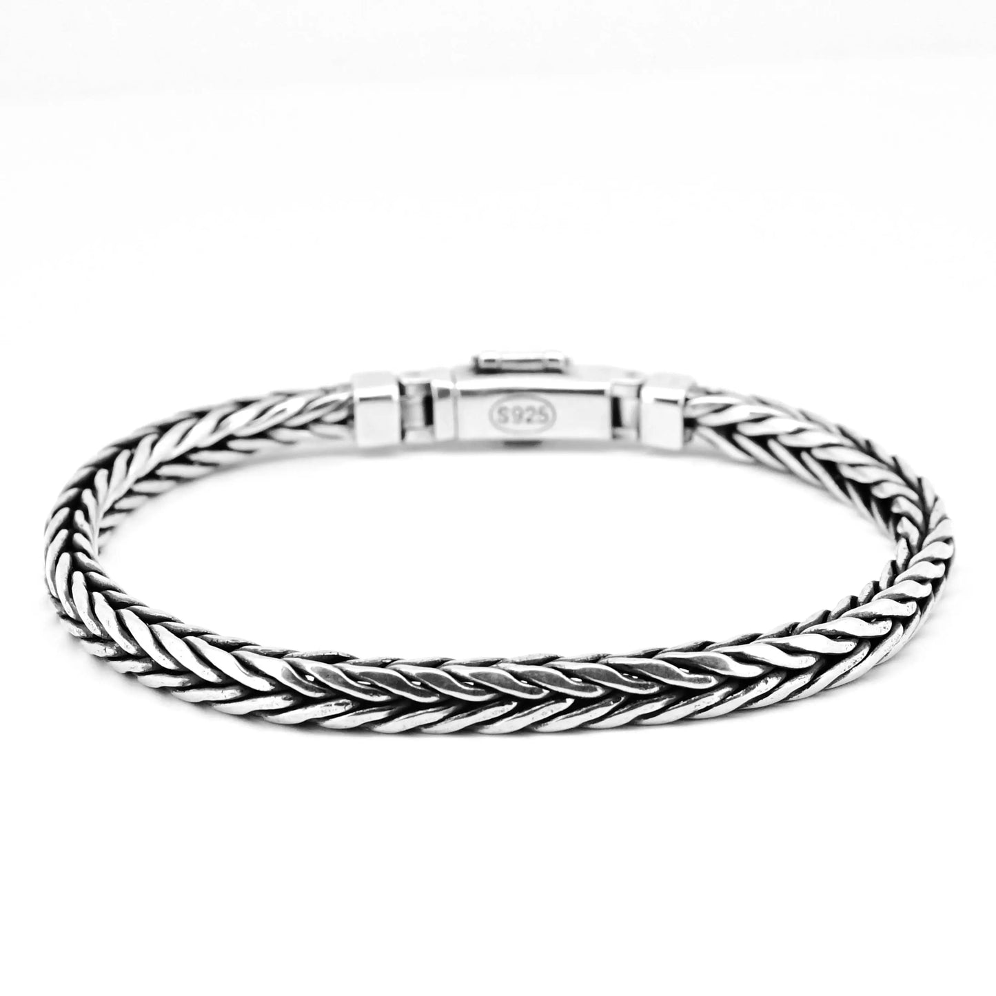 Men’s Retro Keel Bracelet – Pure Silver Power