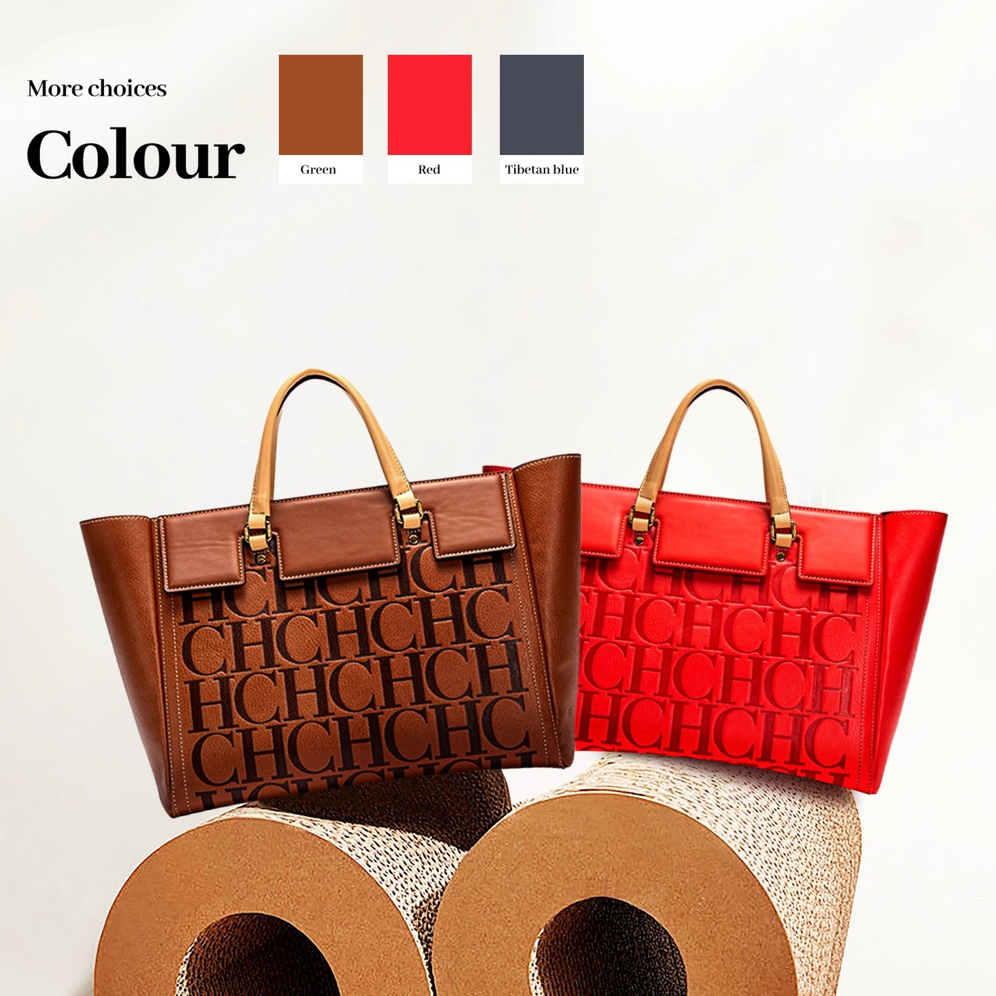 CHCH Women's Handbag New Brand Embossed Large Capacity Business Wallet