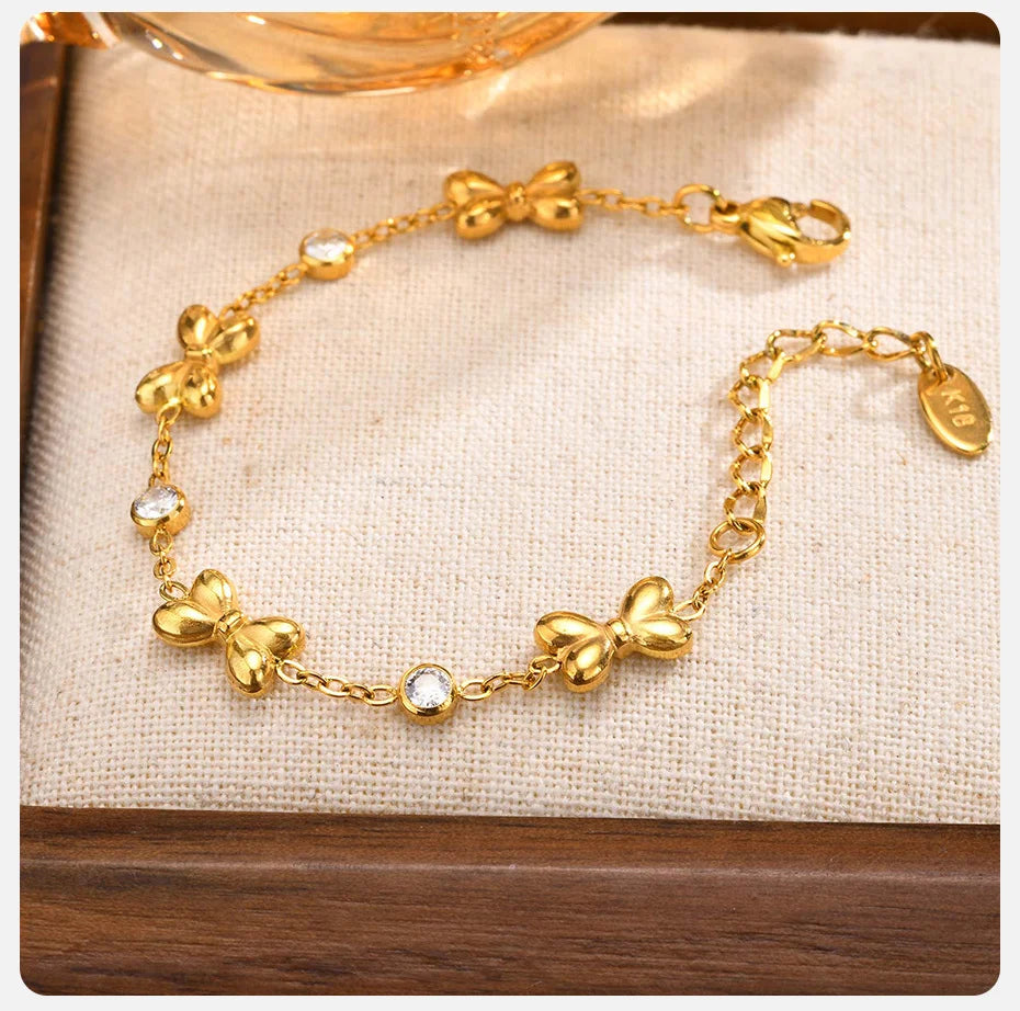 Cute Bow Bracelet for Little Girls