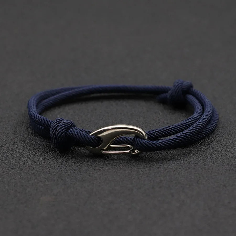 New Simple Style Double Layered Marine String Bracelet
