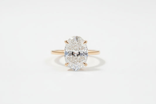 Ovalis™ Moissanite Solitaire Ring