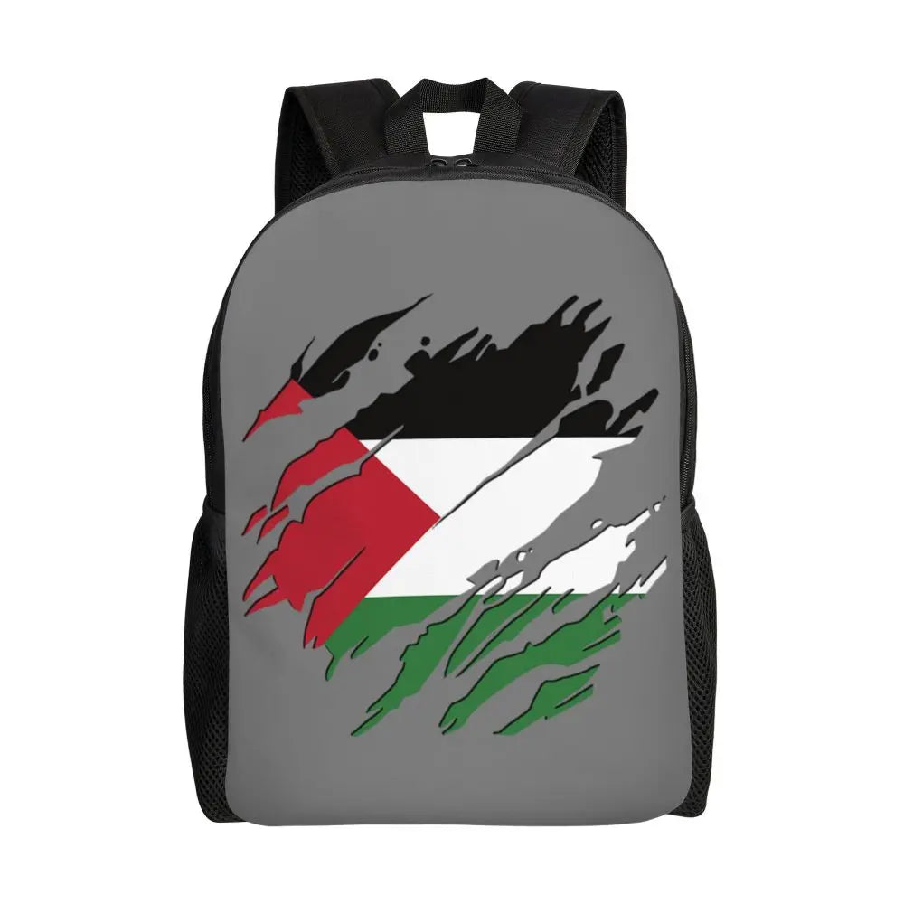 Custom Palestinians Keffiyeh Pattern Backpacks for Women Men Water Resistant