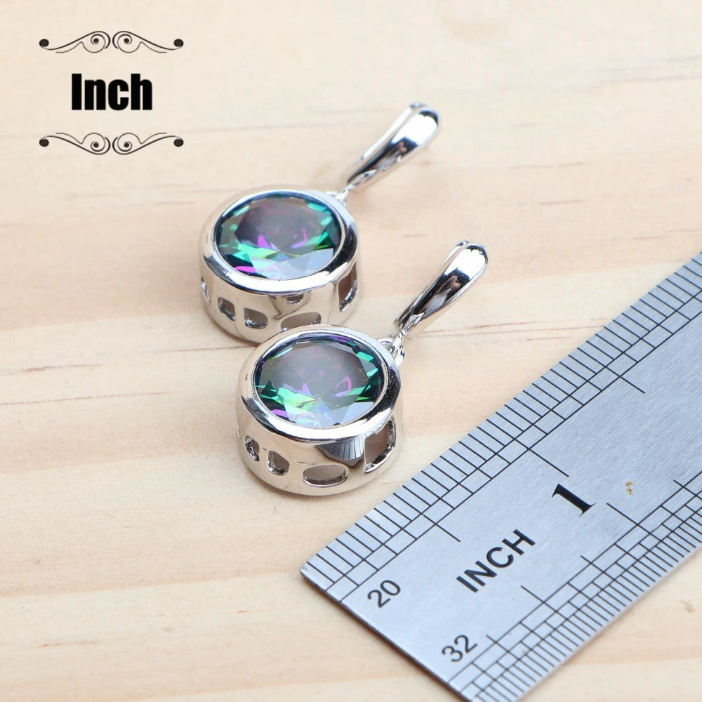 Enchanted Rainbow Bridal Set – 925 Silver