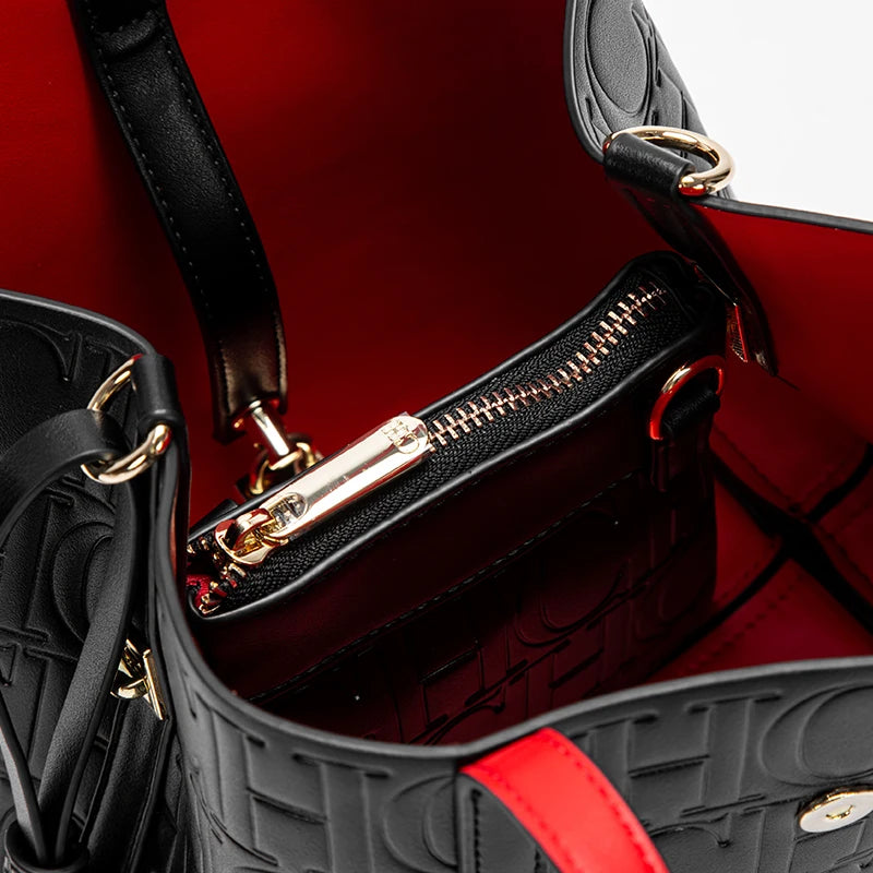 CHCH Women's Tote Bag New Steel Embossed Handheld