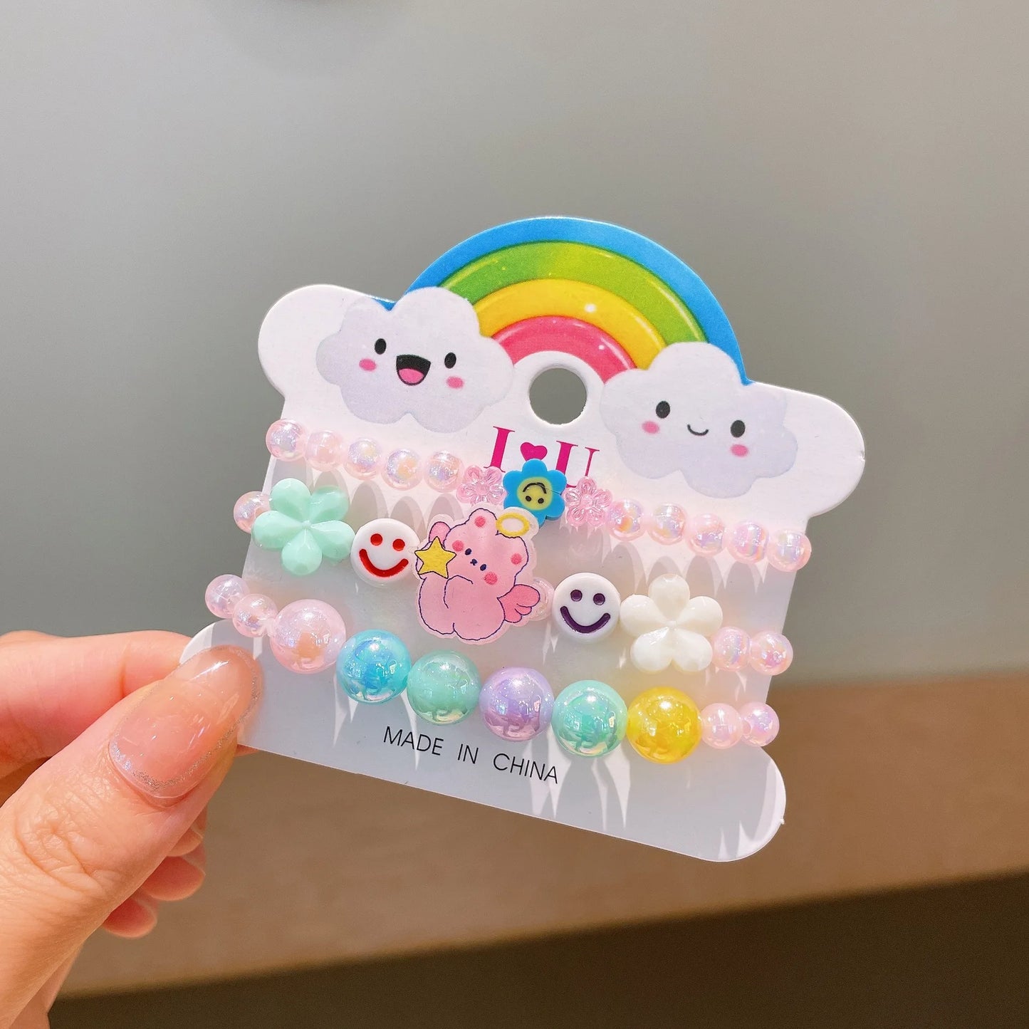 Cute Resin Bracelet Set – 3pcs