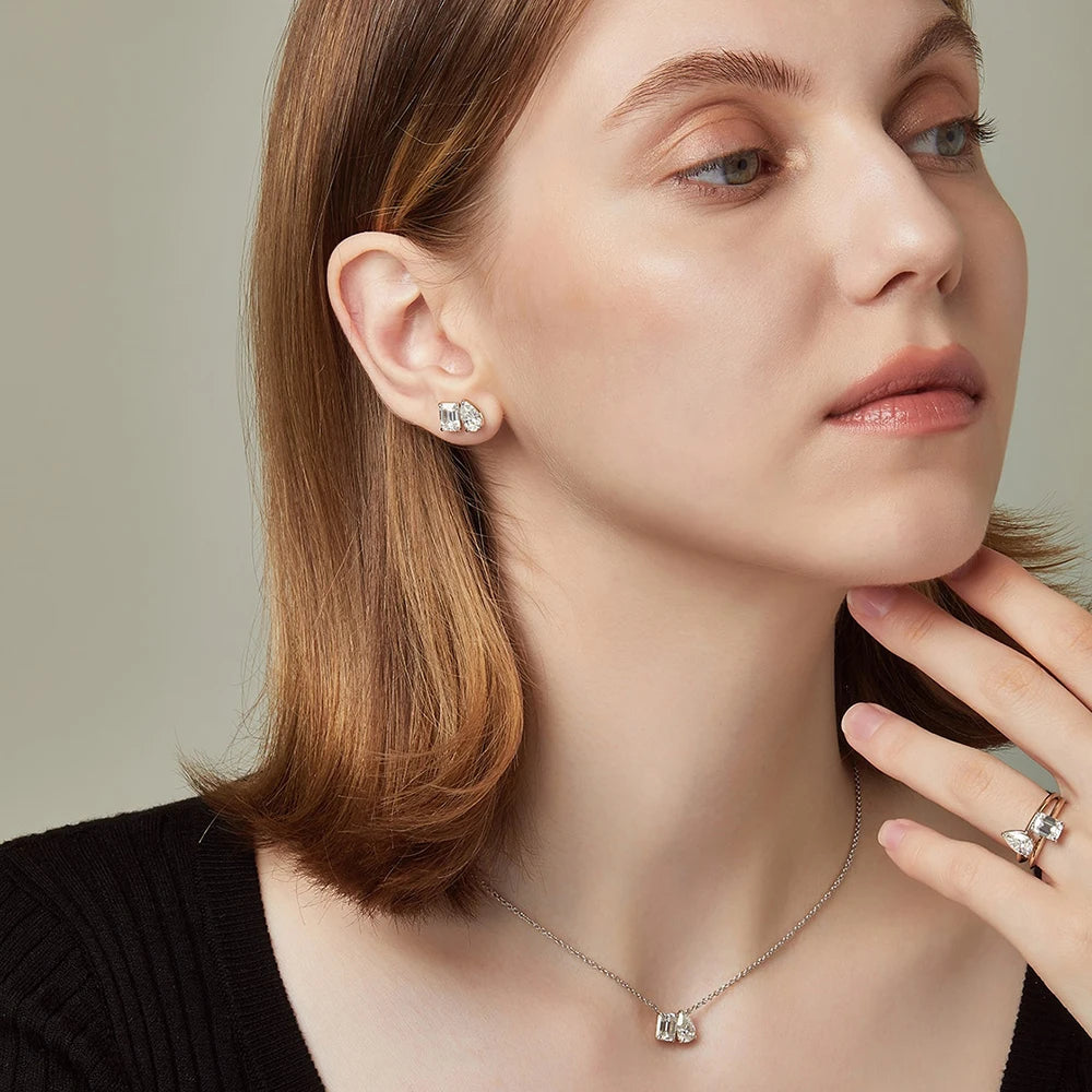 Heavenly Shine Moissanite Earrings