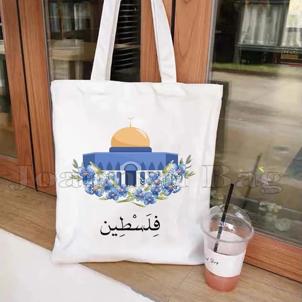 Heart Peace Floral Arabic Calligraphy Arab Keffiyeh