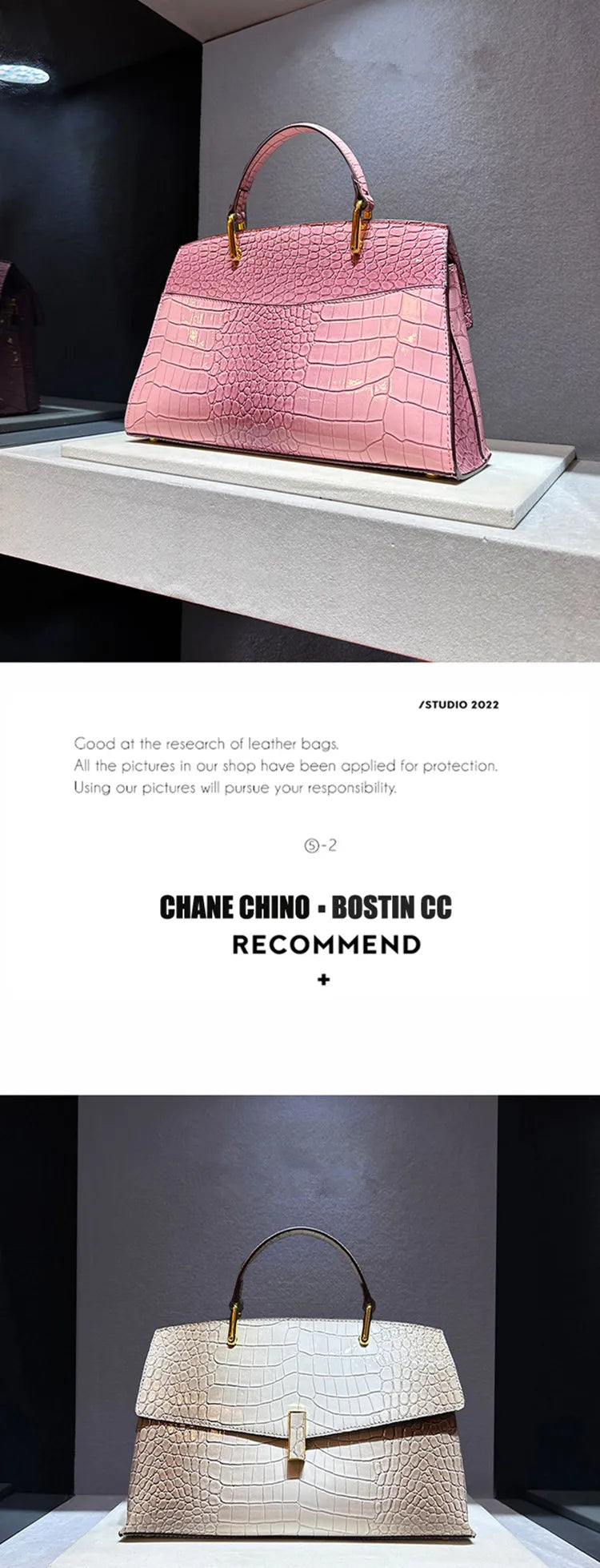 Crocodile Pattern Leather Women's Handbags Luxury