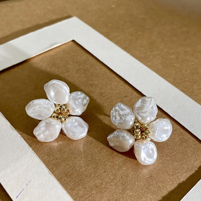 Pearl Blossom Earrings