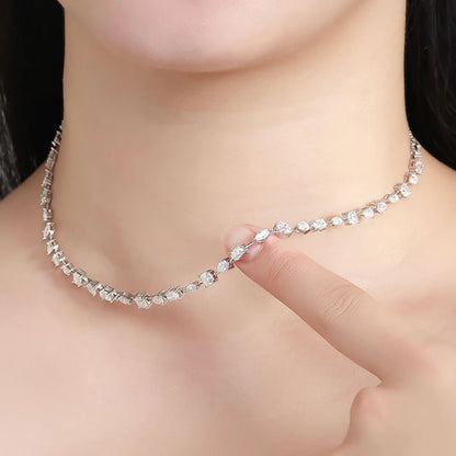 Infinite Glow Multi-Cut Necklace