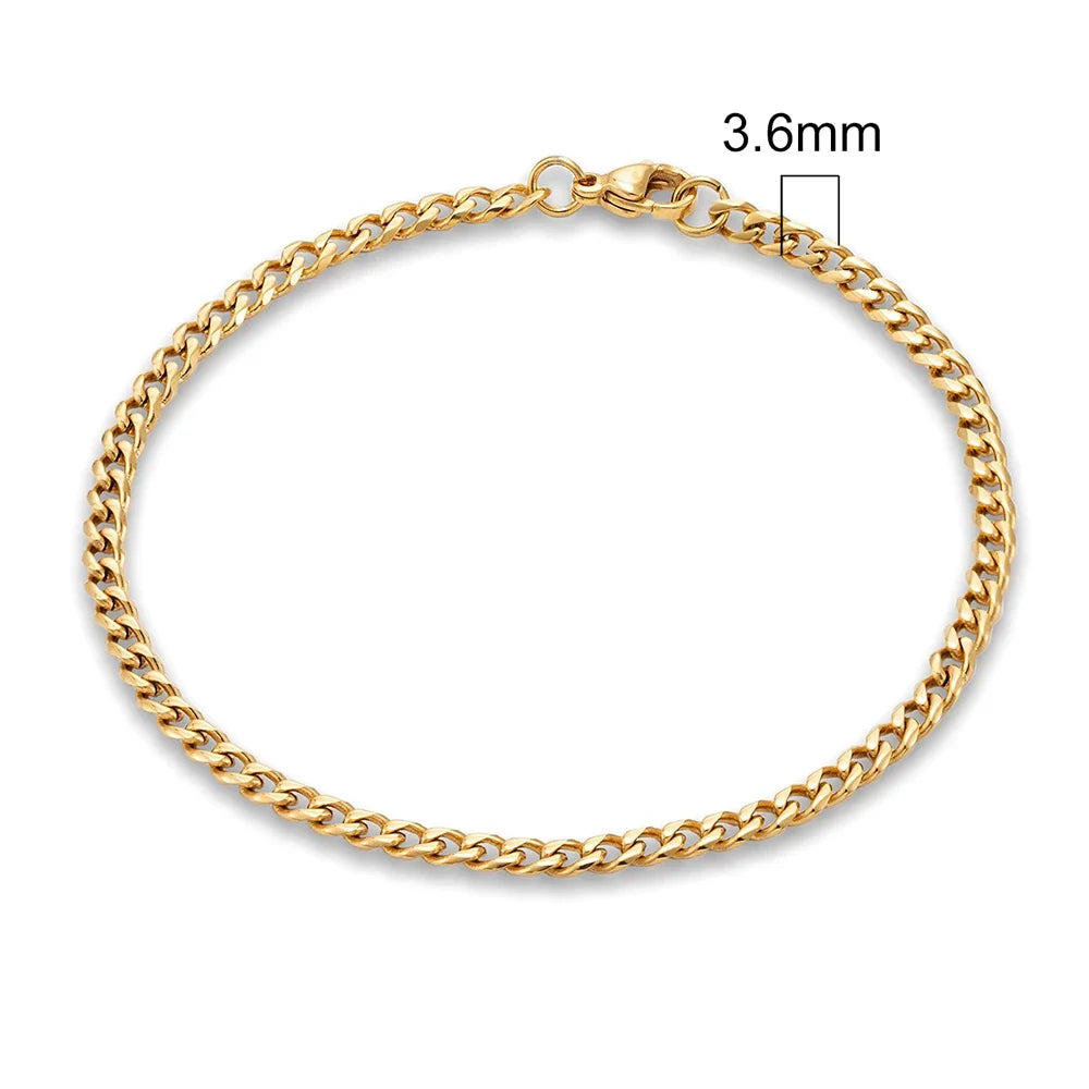 Men’s Rock Curb Chain Bracelet