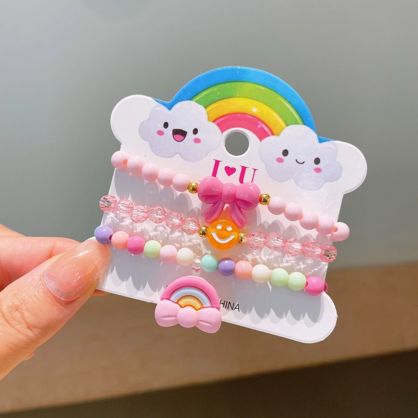 Cute Resin Bracelet Set – 3pcs