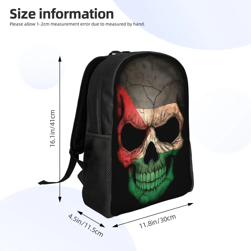 Custom Palestinians Keffiyeh Pattern Backpacks for Women Men Water Resistant