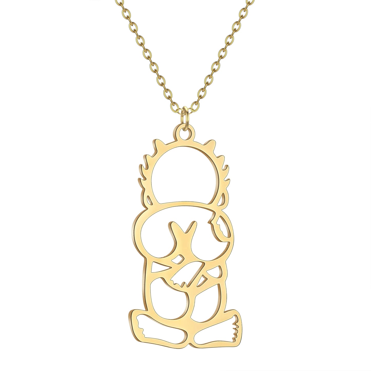 Stainless Steel Handala Hanzala Palestine for Women Men Chain