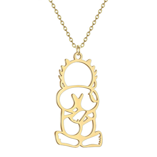 Stainless Steel Handala Hanzala Palestine for Women Men Chain