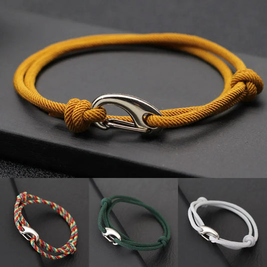 New Simple Style Double Layered Marine String Bracelet