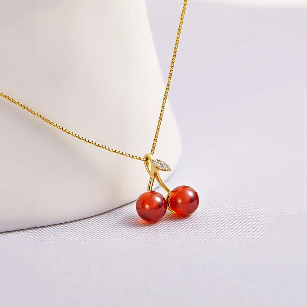 Red Cherry Necklaces