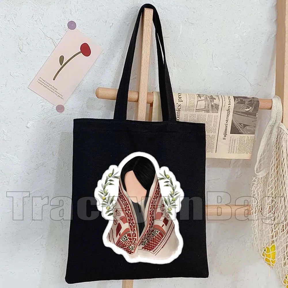 Heart Peace Floral Arabic Calligraphy Palestina Keffiyeh