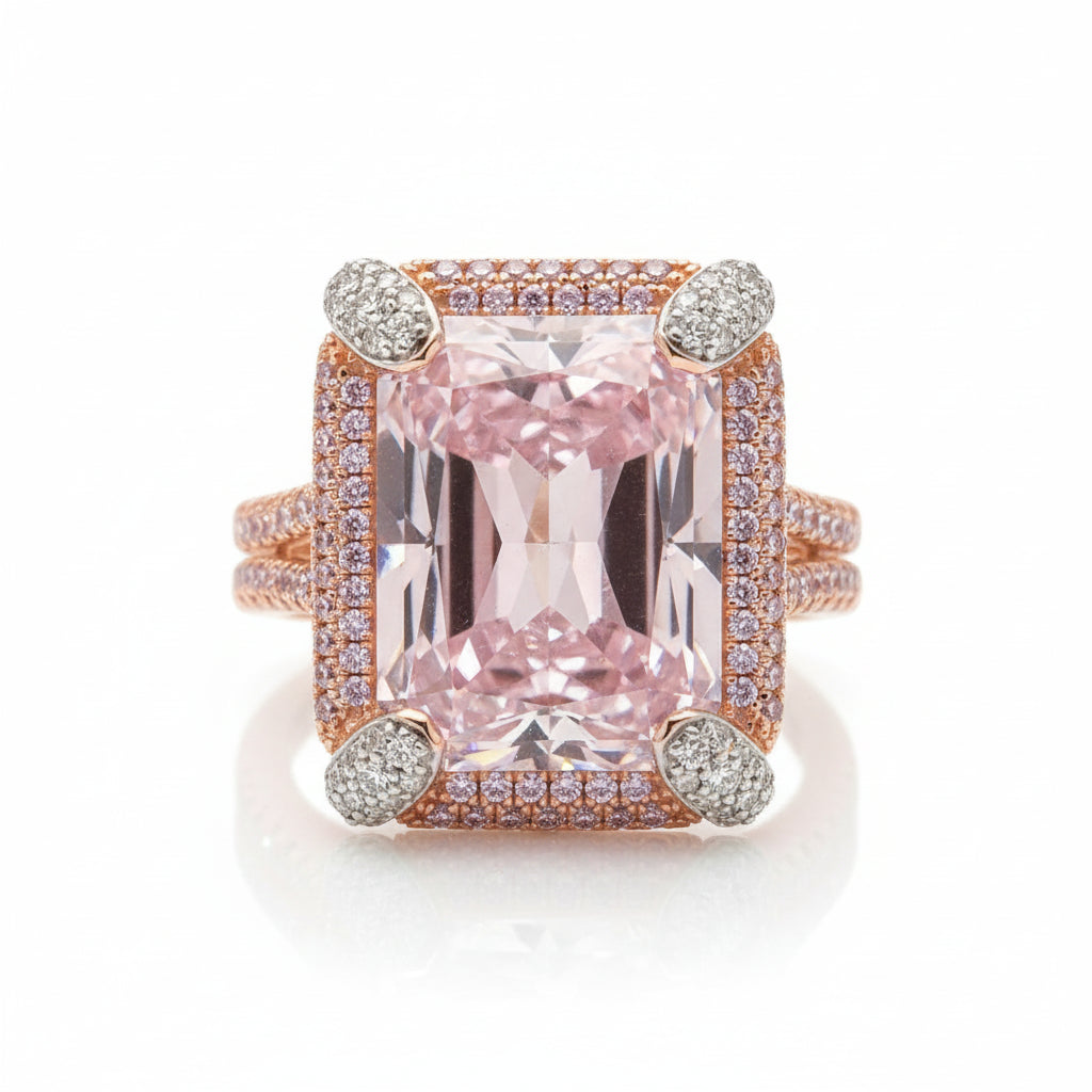 Aurora Pink Diamond Ring