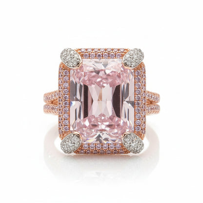 Aurora Pink Diamond Ring