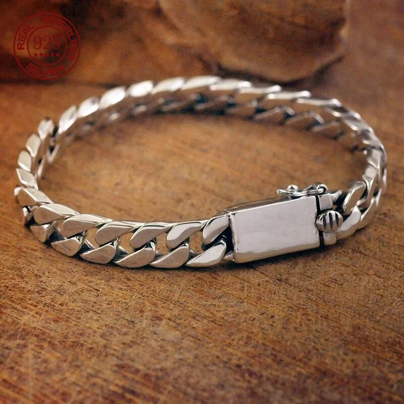 Heavy Duty 925 Silver Chain Bracelet