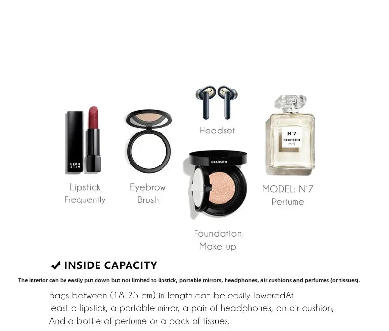 Luxurious Large Capacity Crossbody Handbag