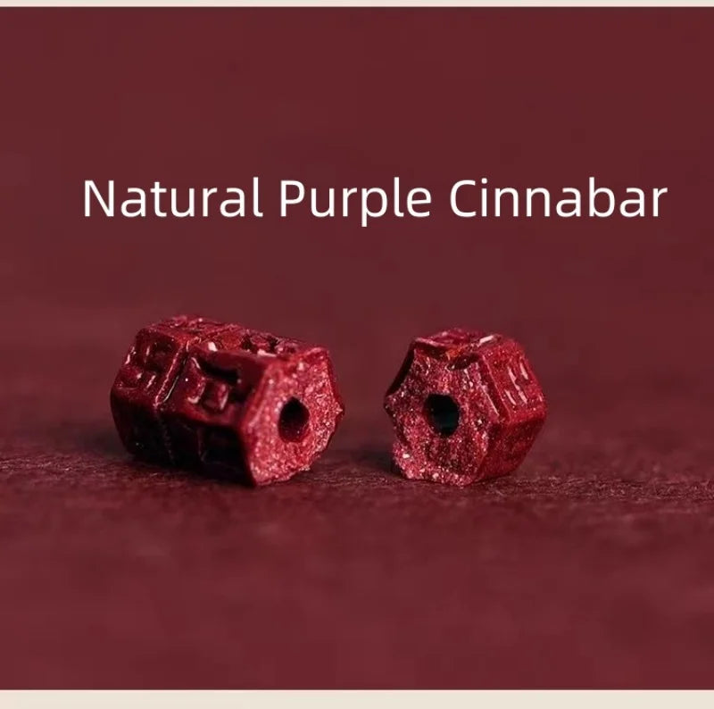 Handwoven Lucky Cinnabar Bangle