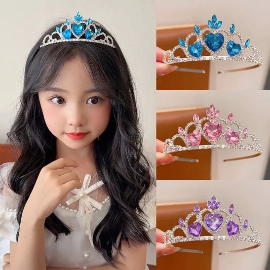 Elegant Princess Crystal Tiara