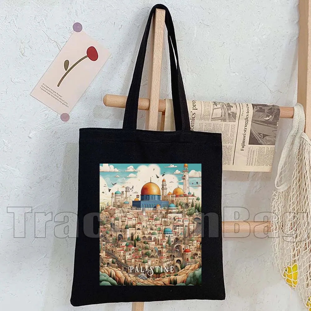 Heart Peace Floral Arabic Calligraphy Palestina Keffiyeh