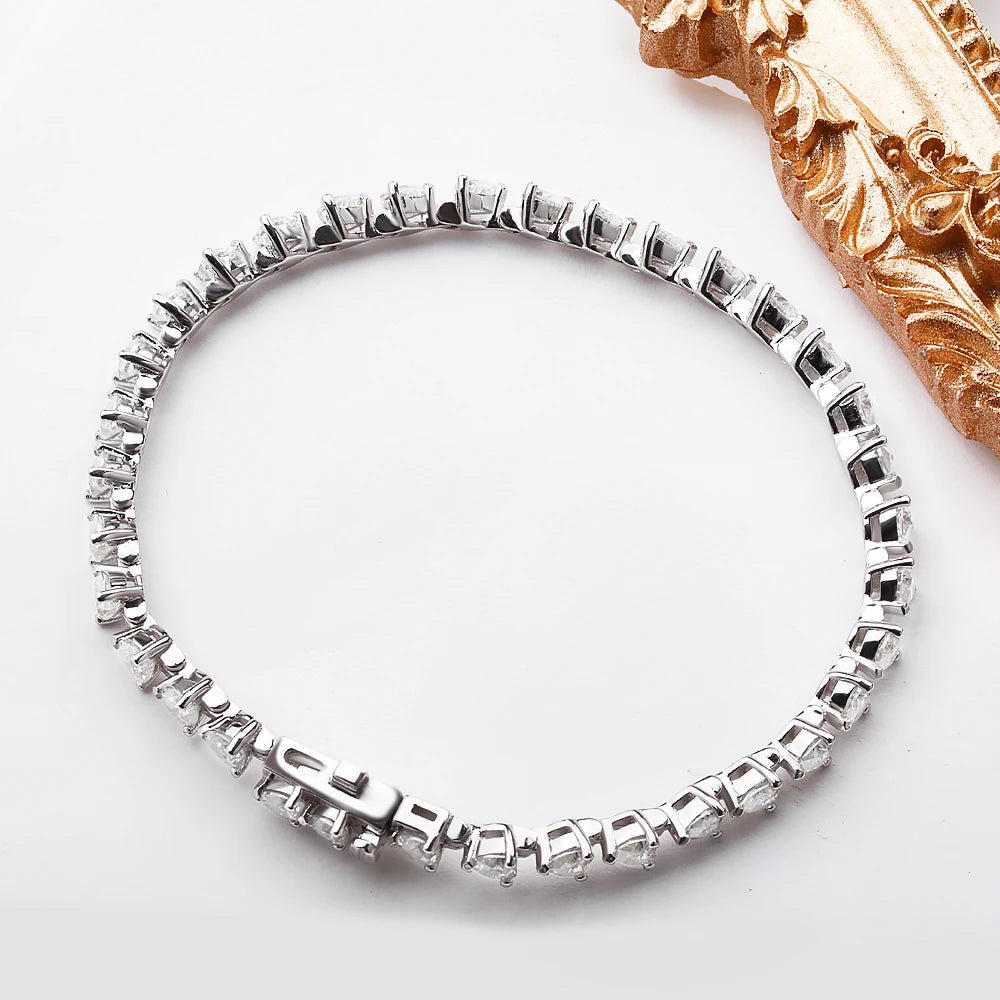 Amora Heart Tennis Bracelet