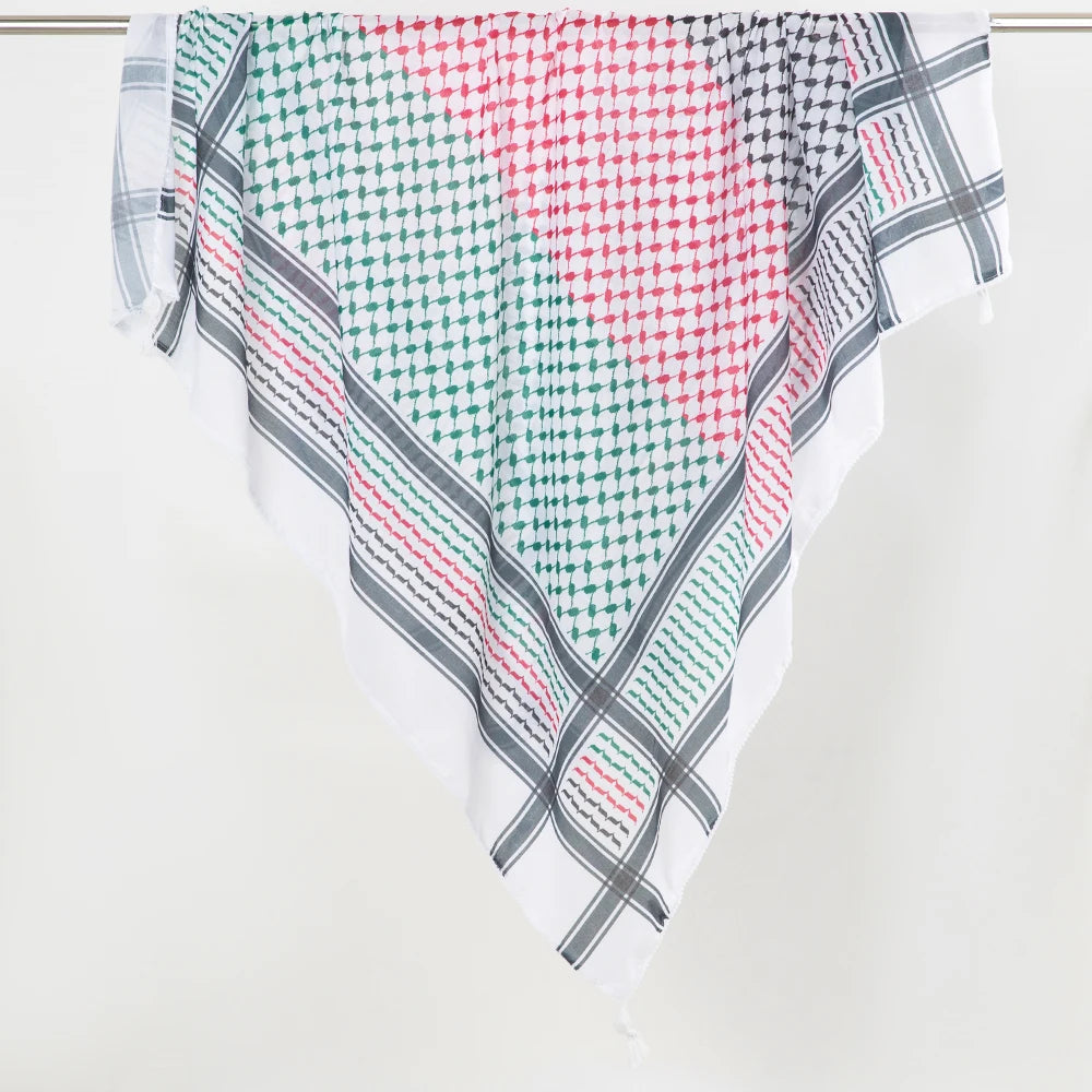 Classic Palestine Black White Keffiyeh
