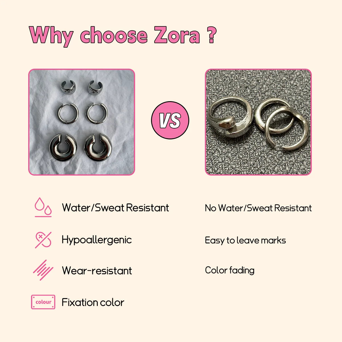 Zora Bohemian Style Multi-pendant Marine Element Shell Necklace 18K Gold-plated Stainless Steel Trend Jewelry