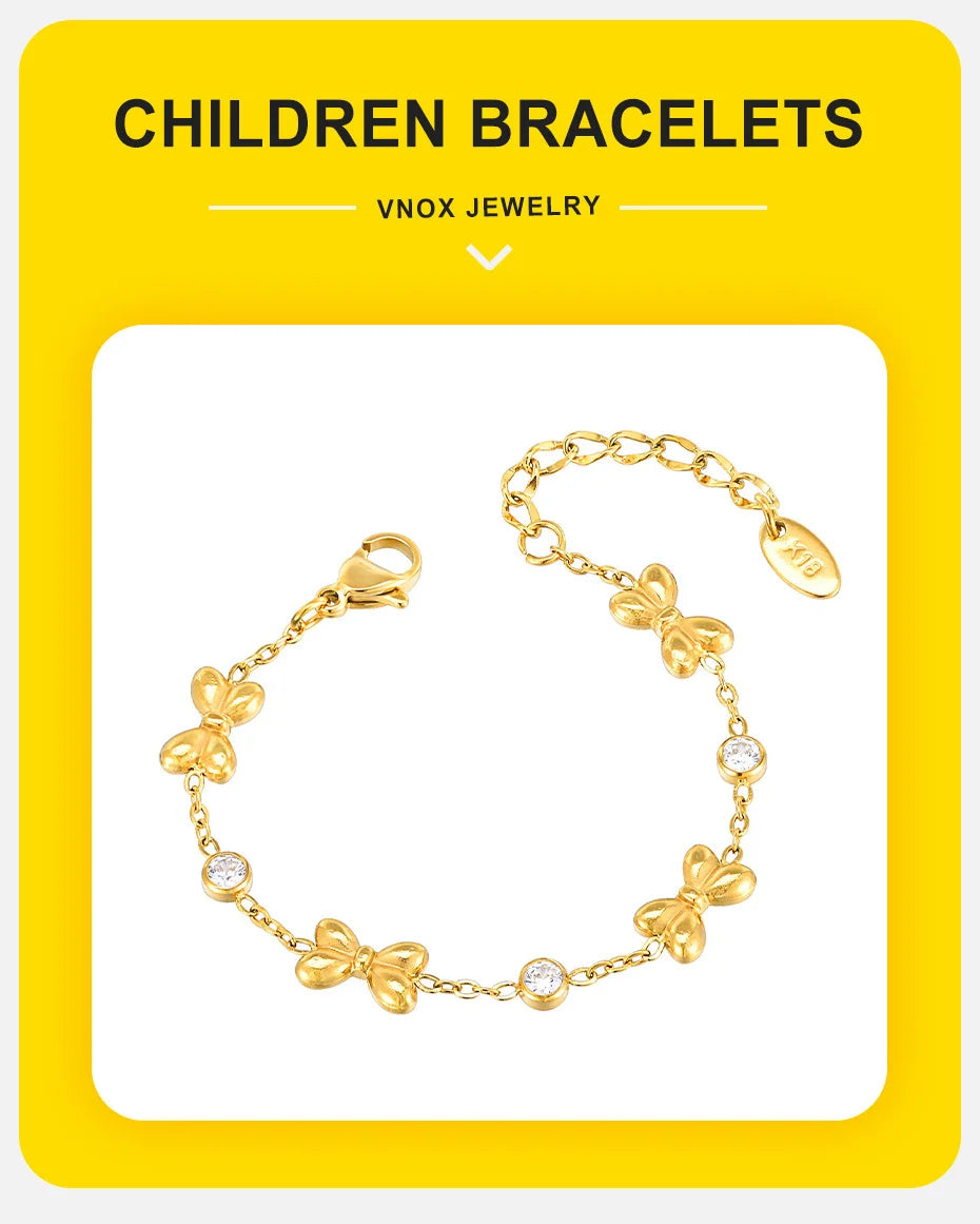 Cute Bow Bracelet for Little Girls