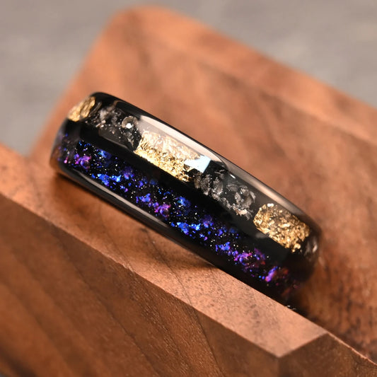 BoldVow™ - Black Tungsten Carbide Ring