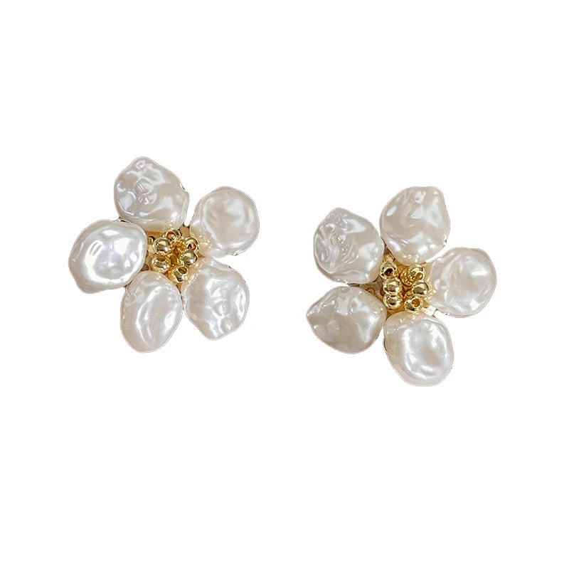 Pearl Blossom Earrings