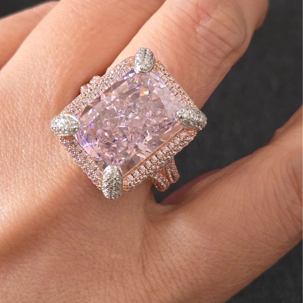Aurora Pink Diamond Ring