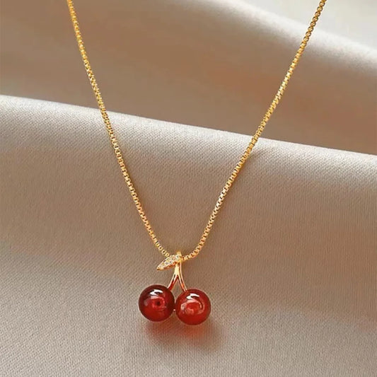 Red Cherry Necklaces